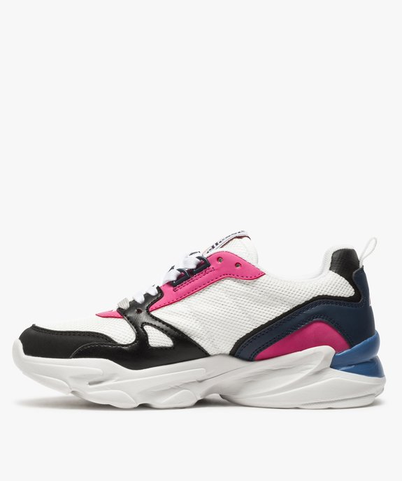 Baskets femme en mesh façon dad shoes - Ellesse vue3 - ELLESSE - GEMO