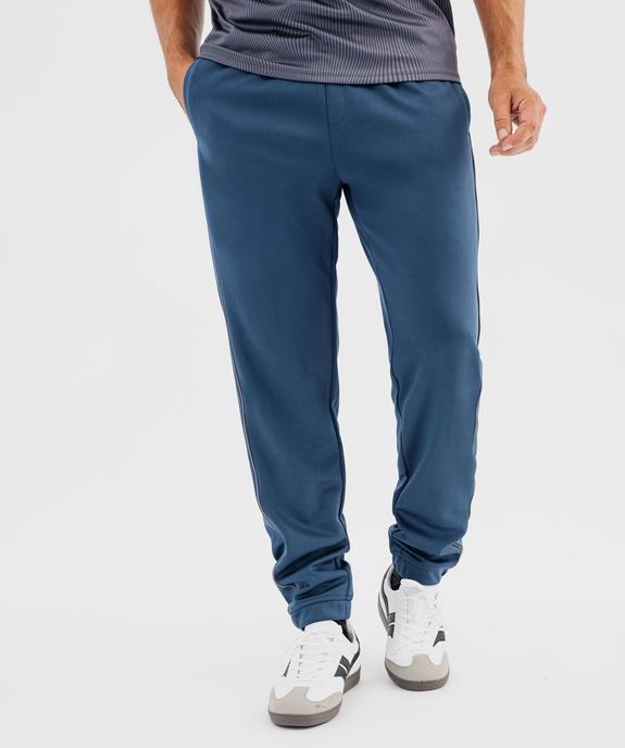 Pantalon de jogging avec liserés réfléchissants homme vue1 - GEMO (HOMME) - GEMO