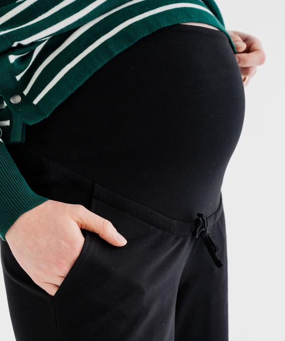 Pantalon de grossesse droit en jersey avec lien à la taille vue5 - GEMO 4G MATERN - GEMO