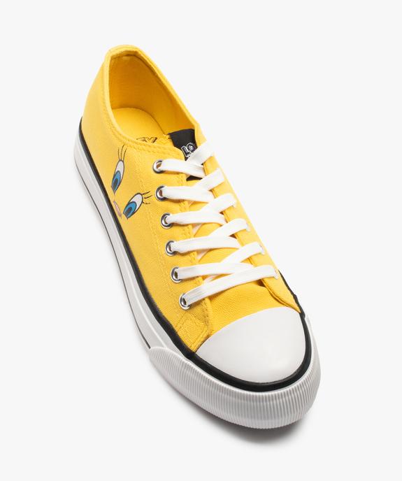 Tennis femme en toile imprimée Titi - Looney Tunes vue5 - TITI - GEMO