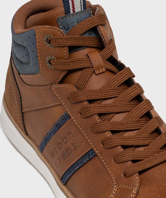 Baskets montantes au look urbain homme vue6 - URBAN STEPS GEMO FOR GOOD - GEMO