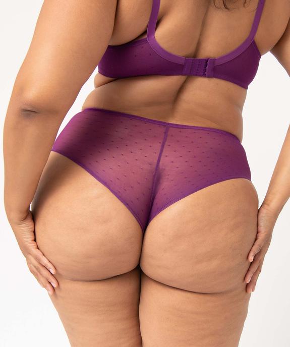 Shorty en dentelle et tulle femme grande taille vue2 - GEMO(HOMWR FEM) - GEMO