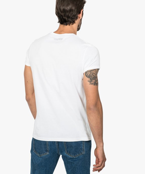 Tee-shirt homme à manches courtes imprimé Top Gun vue3 - TOP GUN - GEMO