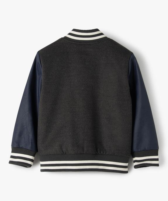 Blouson teddy garçon bicolore – Camps United vue5 - CAMPS UNITED - GEMO