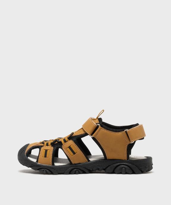 Sandales à scratch esprit trek garçon - 5 Miles vue3 - 5 MILES - GEMO