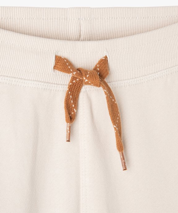 Pantalon de sport garçon en maille bouclette et look cargo vue2 - GEMO (ENFANT) - GEMO