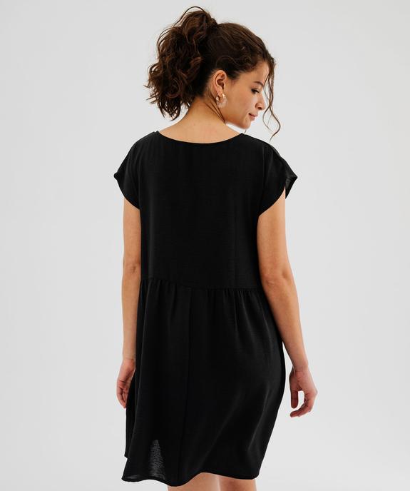 Robe courte ample recto verso femme vue3 - GEMO(FEMME PAP) - GEMO