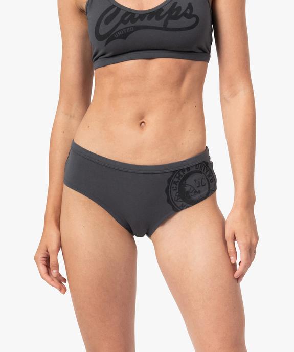 Shorty femme en coton stretch - Camps United vue1 - CAMPS UNITED - GEMO