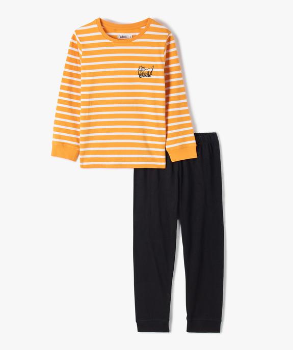 Pyjama garçon 2 pièces dépareillées vue1 - GEMO (ENFANT) - GEMO