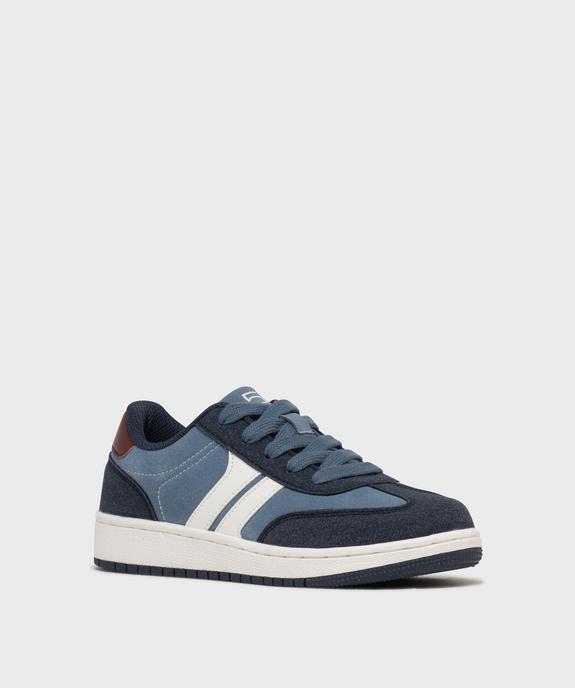 Baskets à lacets multi-matières garçon - 5 Miles vue2 - 5 MILES - GEMO