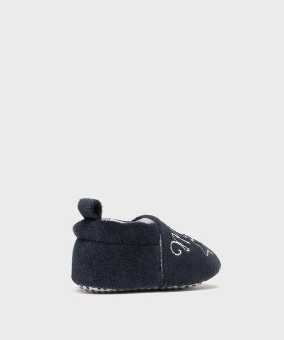 Chaussons de naissance Noël brodé bébé vue4 - LITTLE LOVE - GEMO