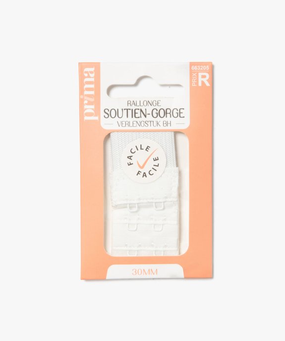 Rallonge de soutien-gorge 2 crochets vue4 - PRIMA - GEMO