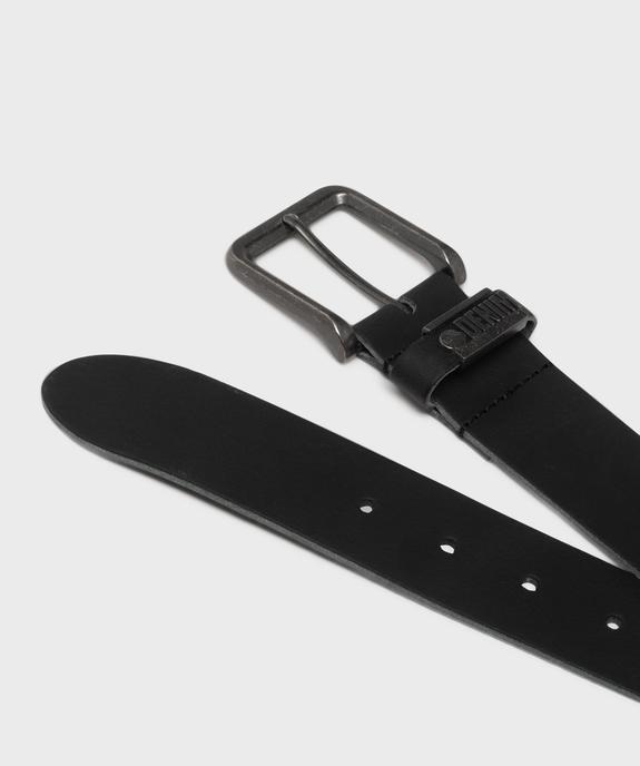 Ceinture en cuir à grosse boucle en métal vieilli homme vue4 - GEMO (ACCESS) - GEMO