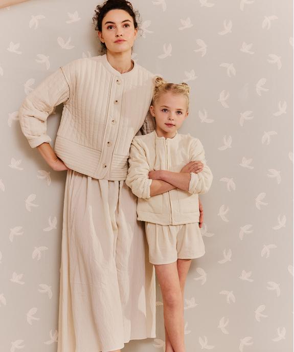 Veste matelassée coupe ample et courte femme vue5 - GEMO(FEMME PAP) - GEMO