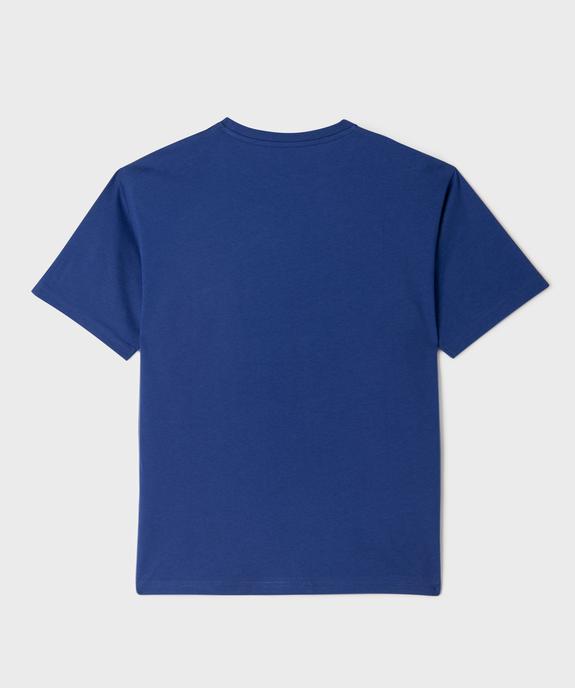 Tee-shirt manches courtes à motif estival garçon vue3 - GEMO (JUNIOR) - GEMO