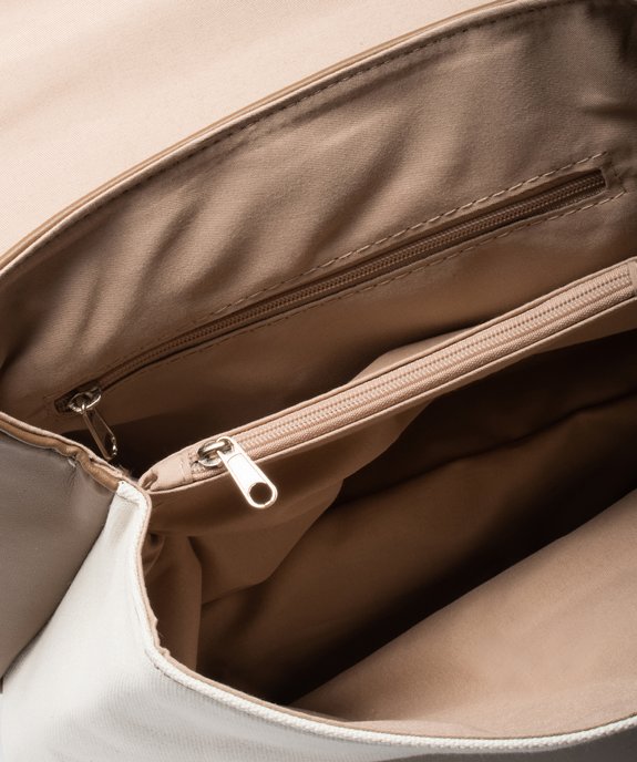 Sac à main femme bimatière à poignée en billes vue3 - GEMO (ACCESS) - GEMO