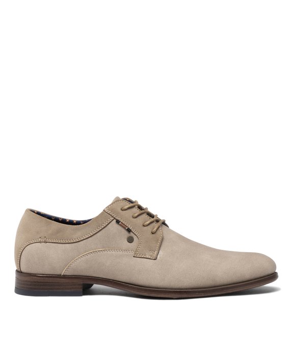 Derbies unis effet chiné homme vue3 - GEMO(URBAIN) - GEMO