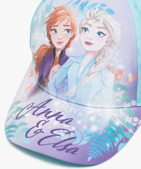 Casquette fille avec motif sur l’avant – La Reine des Neiges vue2 - REINE DES NEIGE - GEMO