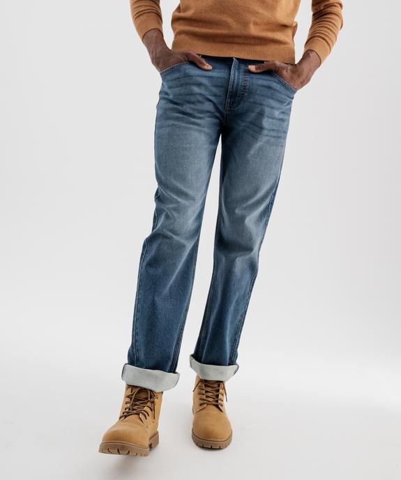 Jean regular en denim stretch homme vue2 - GEMO 4G HOMME - GEMO