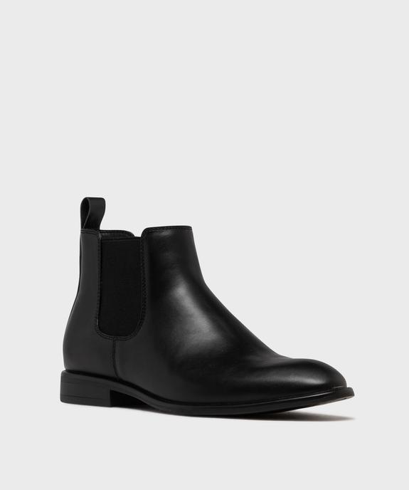 Boots Chelsea bout carré homme - Mario Baldano vue2 - MARIO BALDANO - GEMO