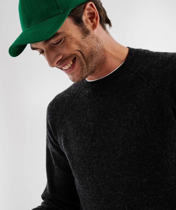 Pull en laine à manches raglan homme vue2 - GEMO (HOMME) - GEMO