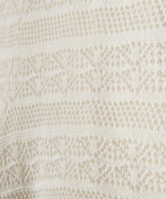 Short en maille façon broderie fille vue3 - GEMO (JUNIOR) - GEMO