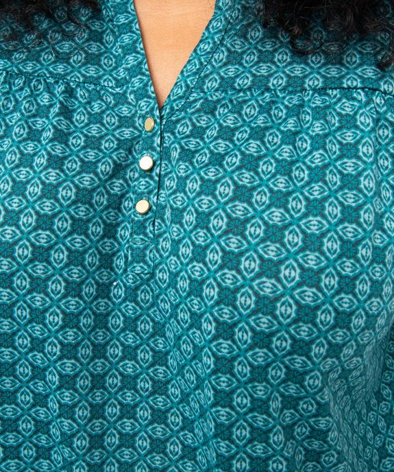 Tee-shirt femme grande taille à manches 3/4 imprimé vue2 - GEMO 4G GT - GEMO