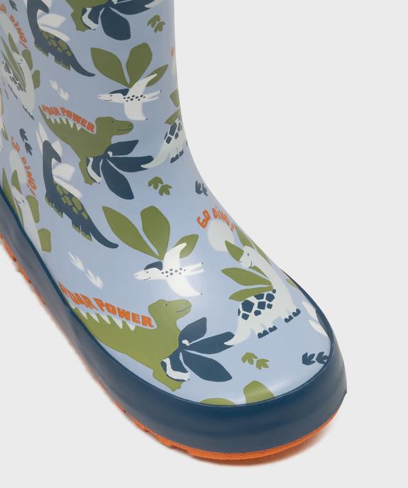 Bottes de pluie imprimé dinosaures garçon vue6 - 5 MILES - GEMO