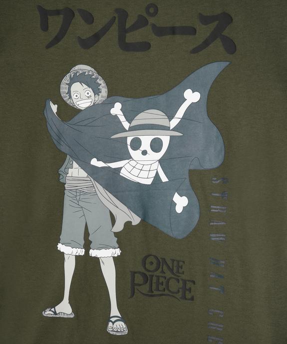 Tee-shirt manches courtes motif manga garçon - One Piece vue2 - ONE PIECE - GEMO