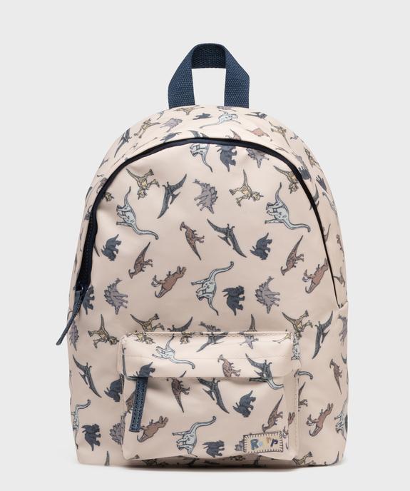 Sac à dos en toile motif dinosaures garçon vue1 - GEMO (ACCESS) - GEMO
