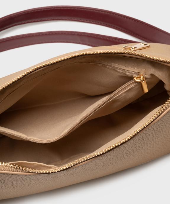 Sac tricolore à bandoulière amovible femme vue3 - GEMO (ACCESS) - GEMO