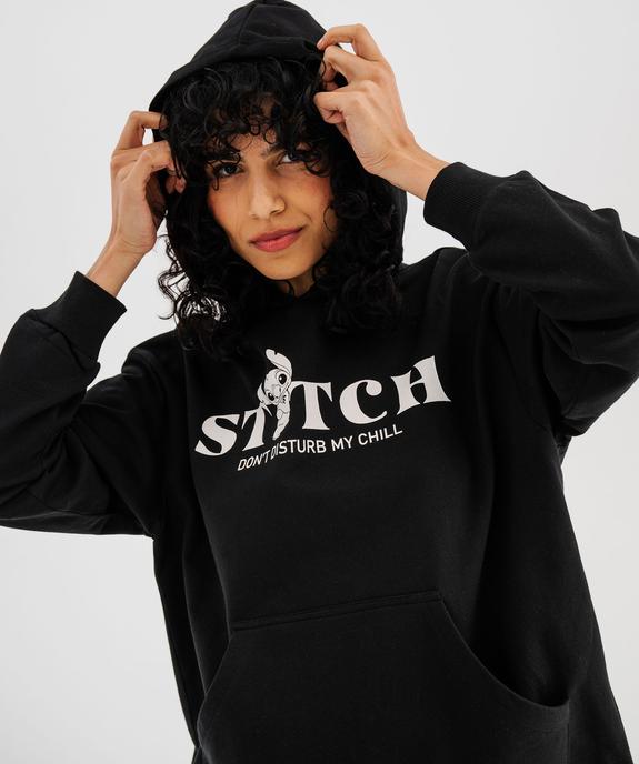 Sweat à capuche imprimé femme - Stitch vue3 - LILO & STITCH - GEMO