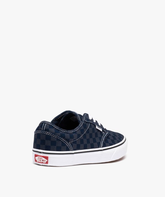 Baskets garçon en toile à motif damier - Vans vue4 - VANS - GEMO