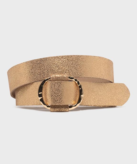 Ceinture large brillante à boucle coulissante femme vue1 - GEMO (ACCESS) - GEMO