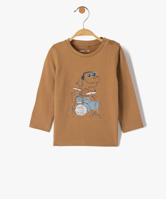 Tee-shirt bébé garçon imprimé fantaisie vue1 - GEMO(BEBE DEBT) - GEMO