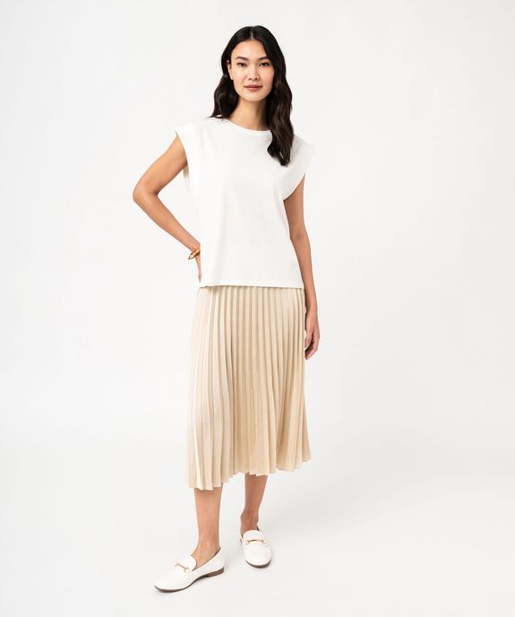 Tee-shirt sans manches coupe large femme vue5 - GEMO 4G FEMME - GEMO