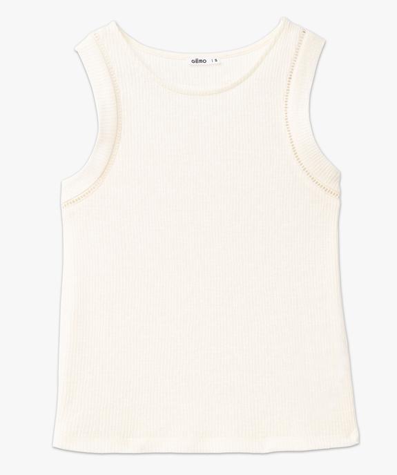 Débardeur en maille côtelée femme vue4 - GEMO(FEMME PAP) - GEMO