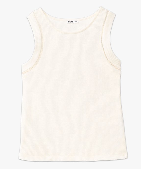 Débardeur en maille côtelée femme vue4 - GEMO(FEMME PAP) - GEMO