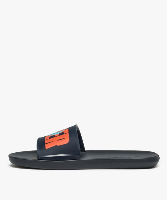Mules de piscine homme à bandeau coloré - Rider vue3 - RIDER - GEMO