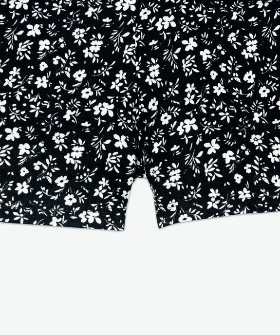 Jupe-short femme fluide à fleurs vue6 - FOLLOW ME - GEMO