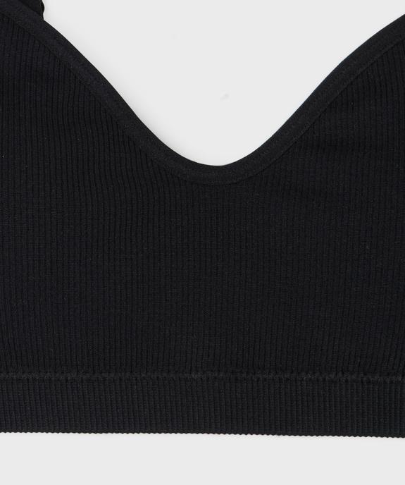 Brassière à fines bretelles avec mousses amovibles fille vue2 - GEMO 4G FILLE - GEMO