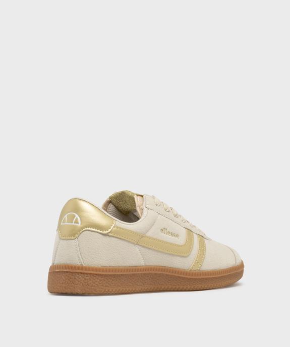 Baskets à lacets avec empiècements scintillants femme - Ellesse vue4 - ELLESSE - GEMO