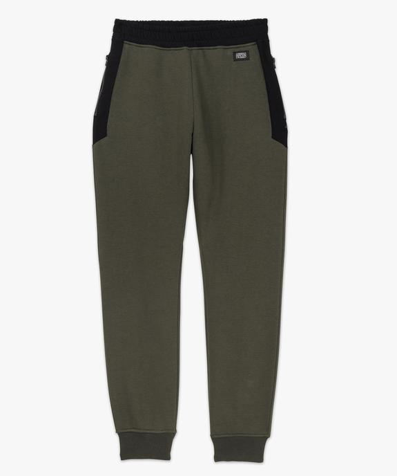Pantalon de jogging bicolore homme vue4 - GEMO (HOMME) - GEMO