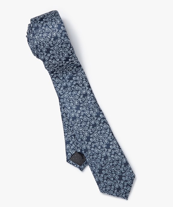 Cravate homme à petits motifs fleuris vue1 - GEMO (ACCESS) - GEMO