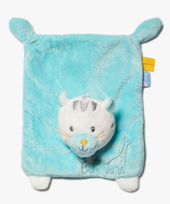 Doudou plat bébé avec tête de tigre – Sucre d’Orge vue1 - SUCRE D'ORGE - GEMO