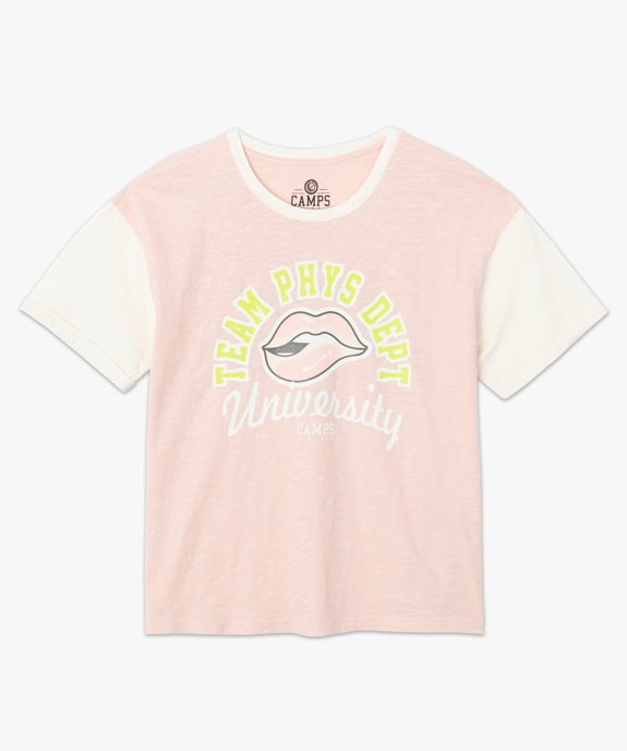 Tee-shirt femme à motif – Camps United vue4 - CAMPS UNITED - GEMO