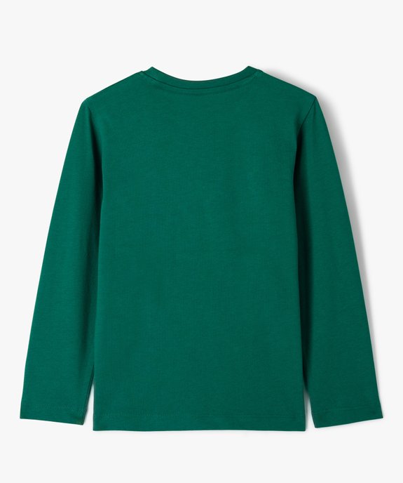 Tee-shirt à manches longues spécial Noël avec sequins magiques garçon vue3 - GEMO (ENFANT) - GEMO