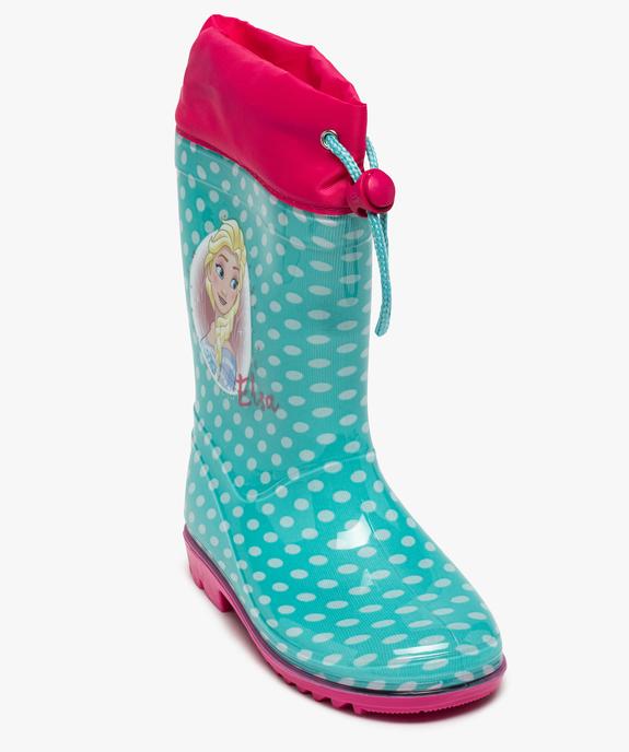 Bottes de pluie fille à col ajustable – Reine des Neiges vue5 - REINE DES NEIGE - GEMO