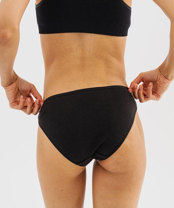 Culotte en maille côtelée femme (lot de 2) vue3 - GEMO 4G FEMME - GEMO