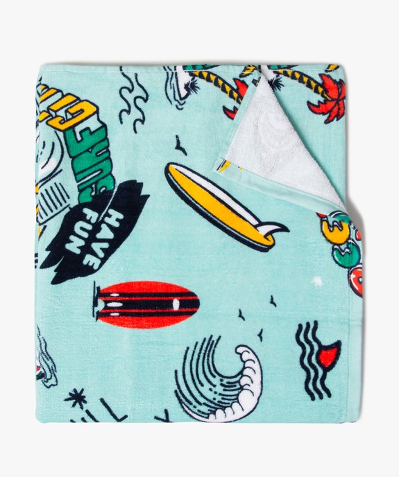 Serviette enfant imprimé plage multicolore vue1 - GEMO (ENFANT) - GEMO